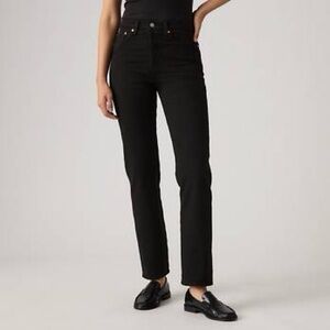 Levi’s Wedgie Straight Black Jeans